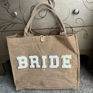 Bride beach bag